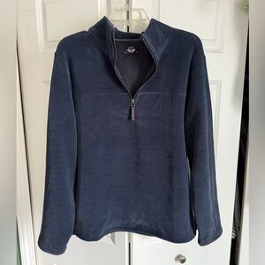 Dockers Men's Navy Quarter-Zip Sweater